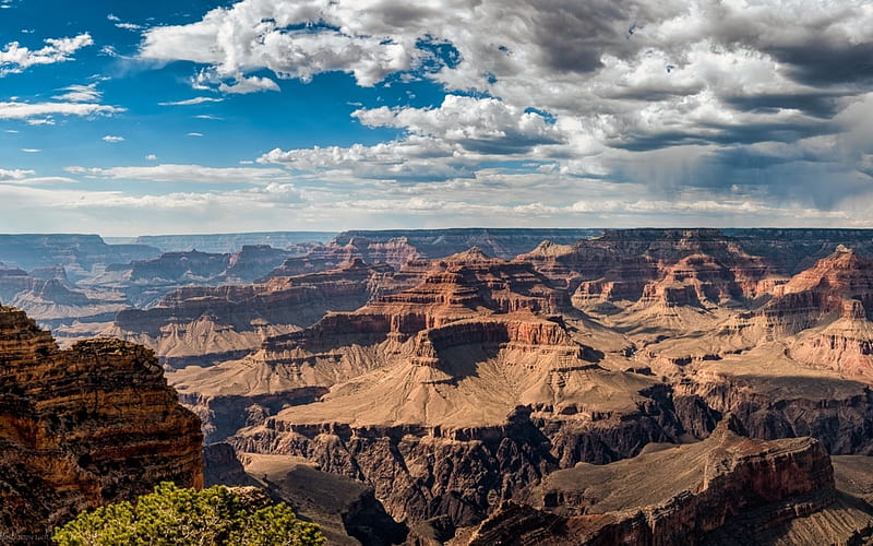 Grand Canyon at Hopi Point, nature, America, Grand Canyon, landscape, HD wallpaper
