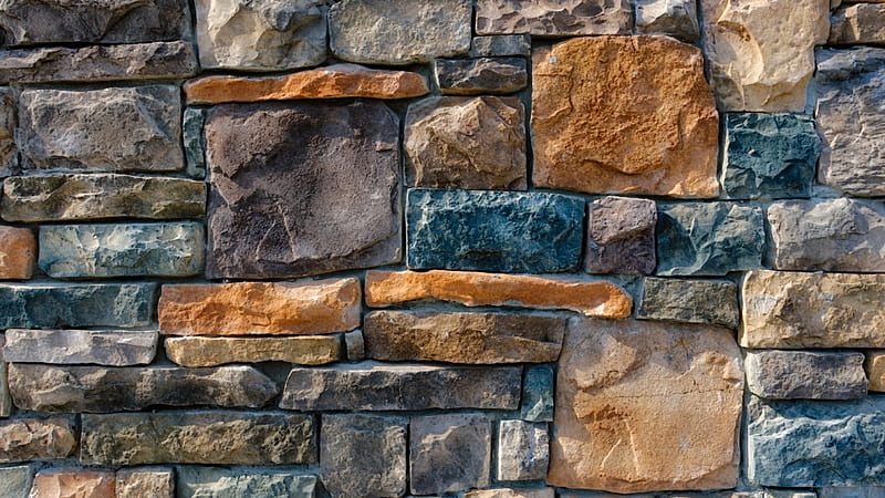 Decorative stone cladding, Stone, Cladding, Decorative, Colourful, HD wallpaper