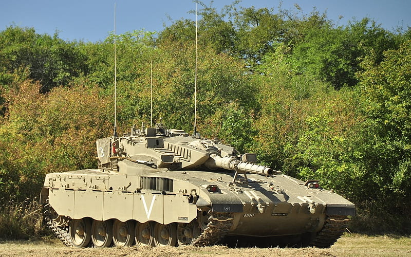 Merkava, Israeli tank, battle tank, modern armored vehicles, Israel, HD wallpaper