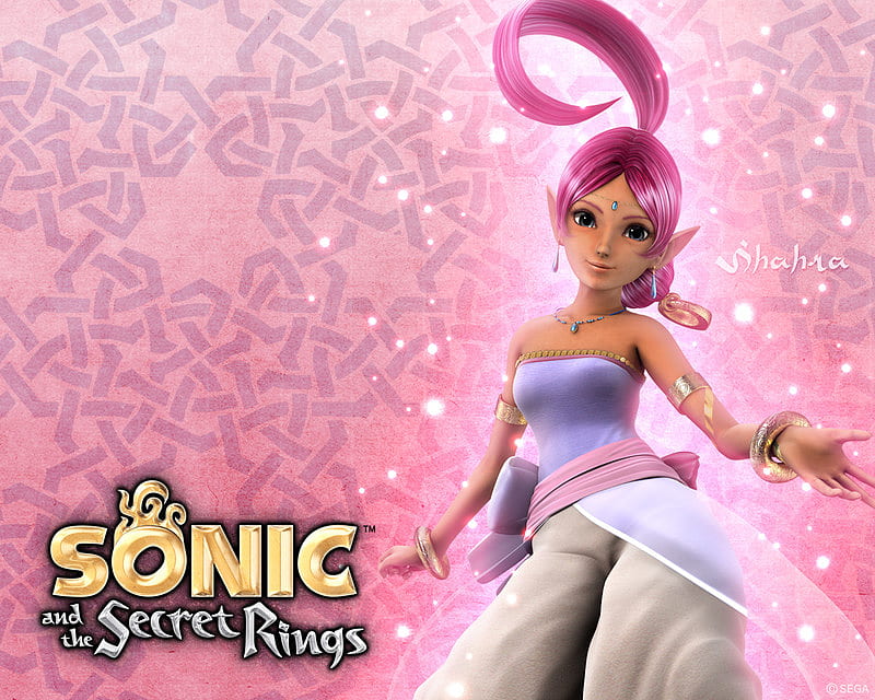 Sonic & the Secret Rings: Shahra, rings, secret, sonic, genie, HD wallpaper