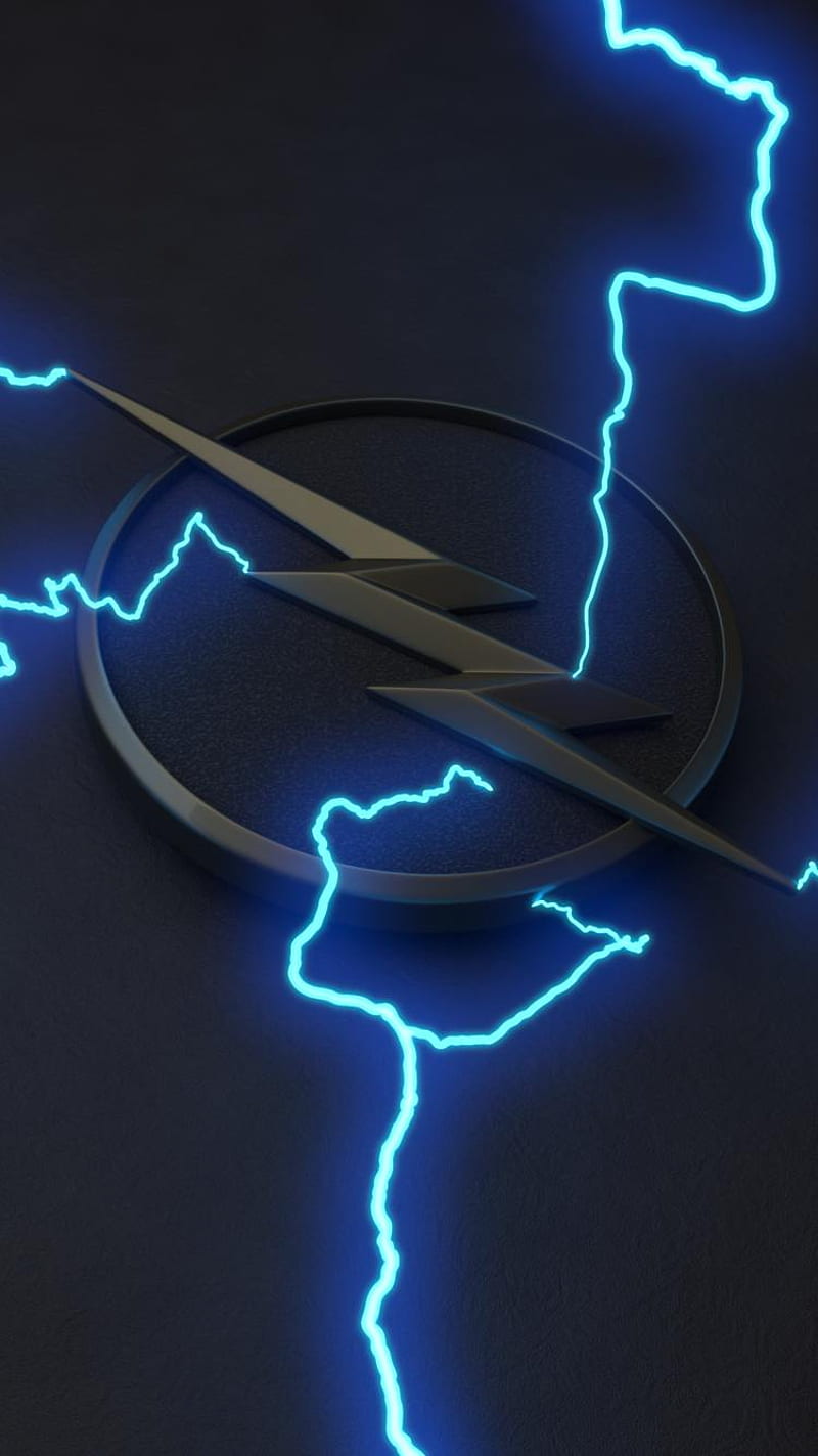 Zoom, blue, cool, flash, lightning, logo, HD phone wallpaper