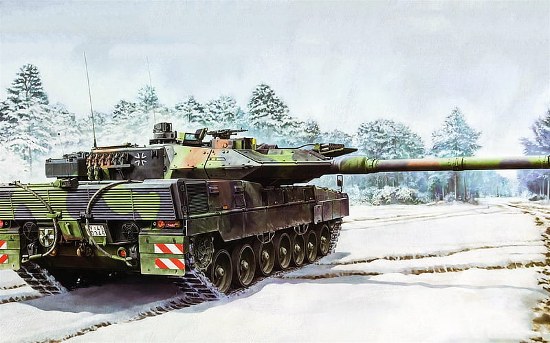 Leopard 2А7, German main battle tank, Bundeswehr, Rheinmetall Rh-120, 120 mm tank gun, modern tanks, HD wallpaper