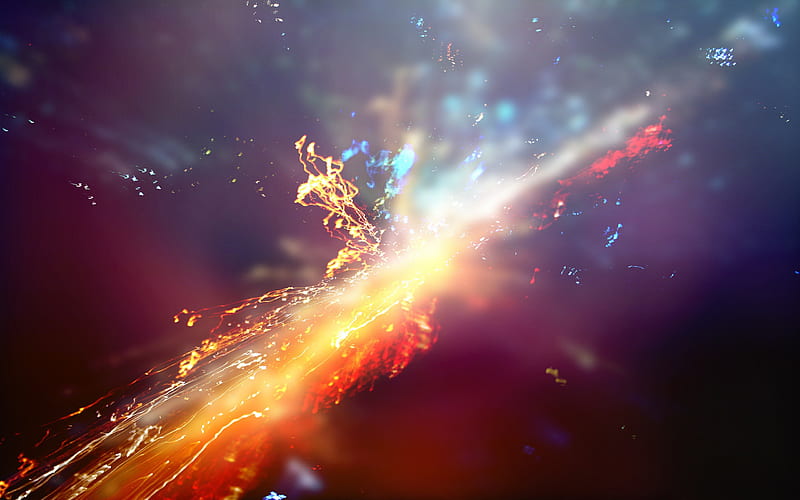 Abstract Colorful Explosion-Theme, HD wallpaper