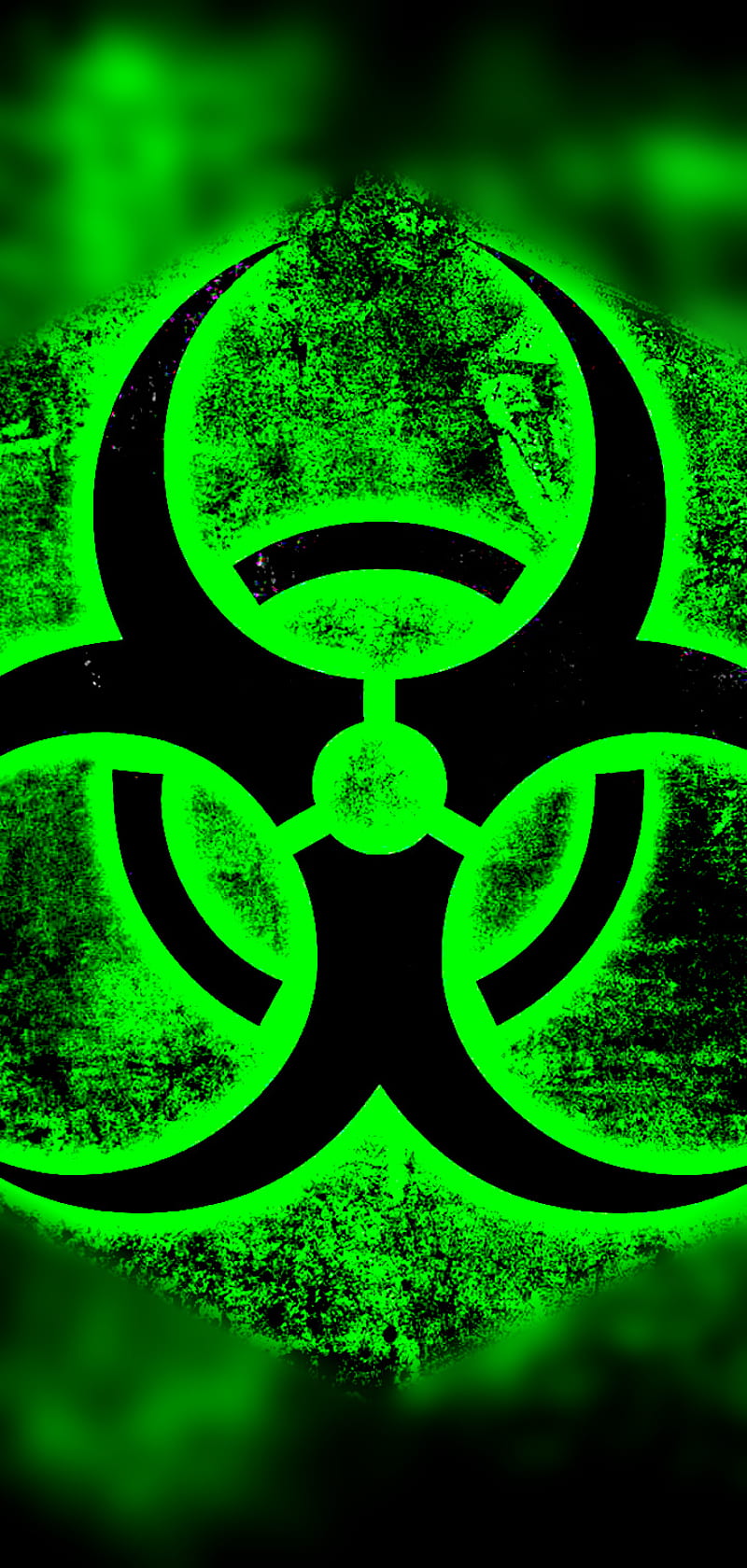 HD wallpaper biohazard illuminated night green color one person  glowing  Wallpaper Flare