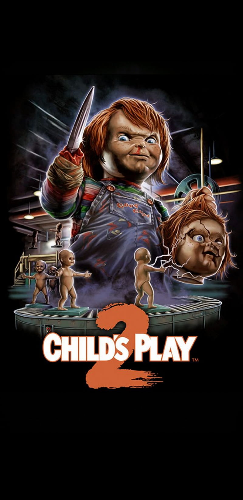 Childs Play 2 Chucky, charles lee ray, childs play, horror, killer doll, HD phone wallpaper