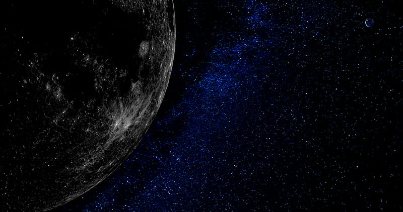Moon To Earth Art, HD wallpaper