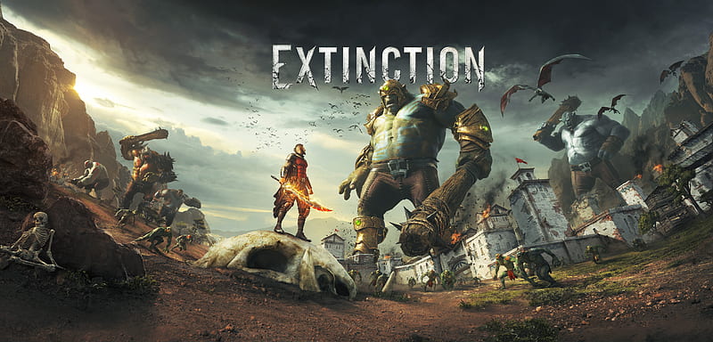Extinction Key Art 2017 Game, extinction, 2017-games, artwork, HD wallpaper