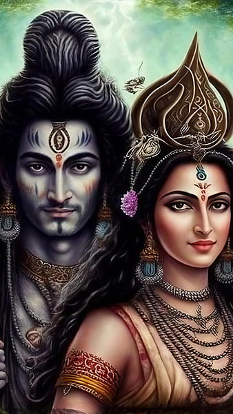 Shiv Parvati black god league parvati sparkle twilight HD phone  wallpaper  Peakpx