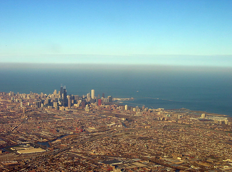 Chicago - Aerial View, illinois, aerial views, usa, chicago, HD ...