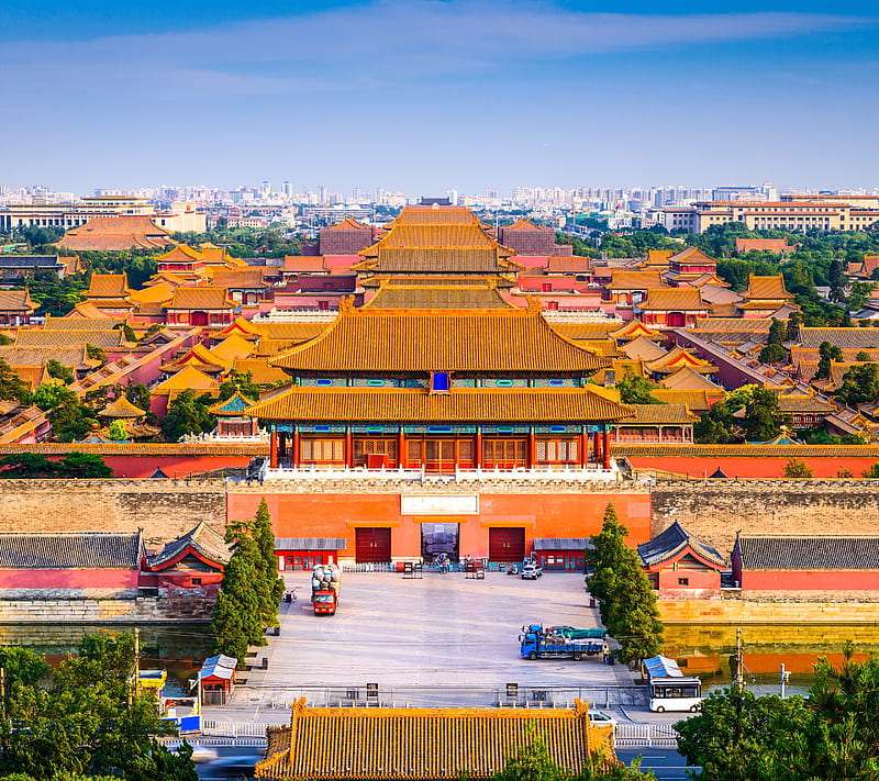 Forbidden City, asia, asian, beijing, china, chinese, peking, HD wallpaper