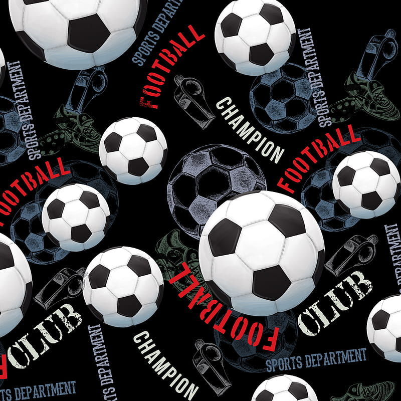 champion football ball, adrenaline, black, game, goal, play, soccer, sport, HD phone wallpaper