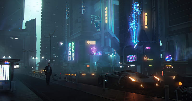 Science Fiction Cyberpunk Futuristic City Digital Art 4k, HD Artist, 4k  Wallpapers, Images, Backgrounds, Photos and Pictures