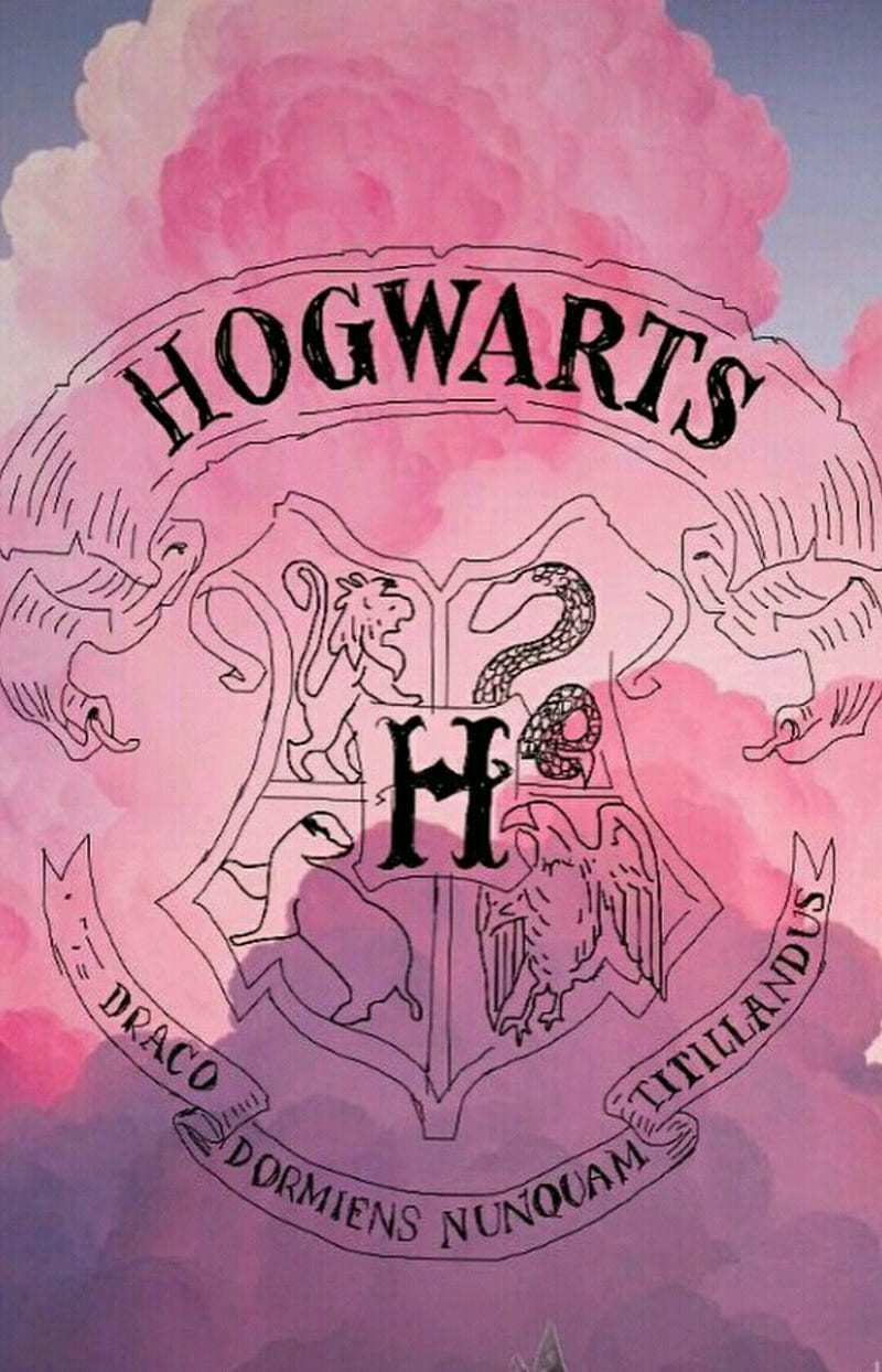 Hogwarts , gryffindor, harry potter, logo, poster, HD phone wallpaper