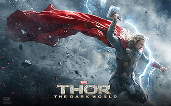 Thor The Dark World, Chris Hemsworth, hammer, HD wallpaper