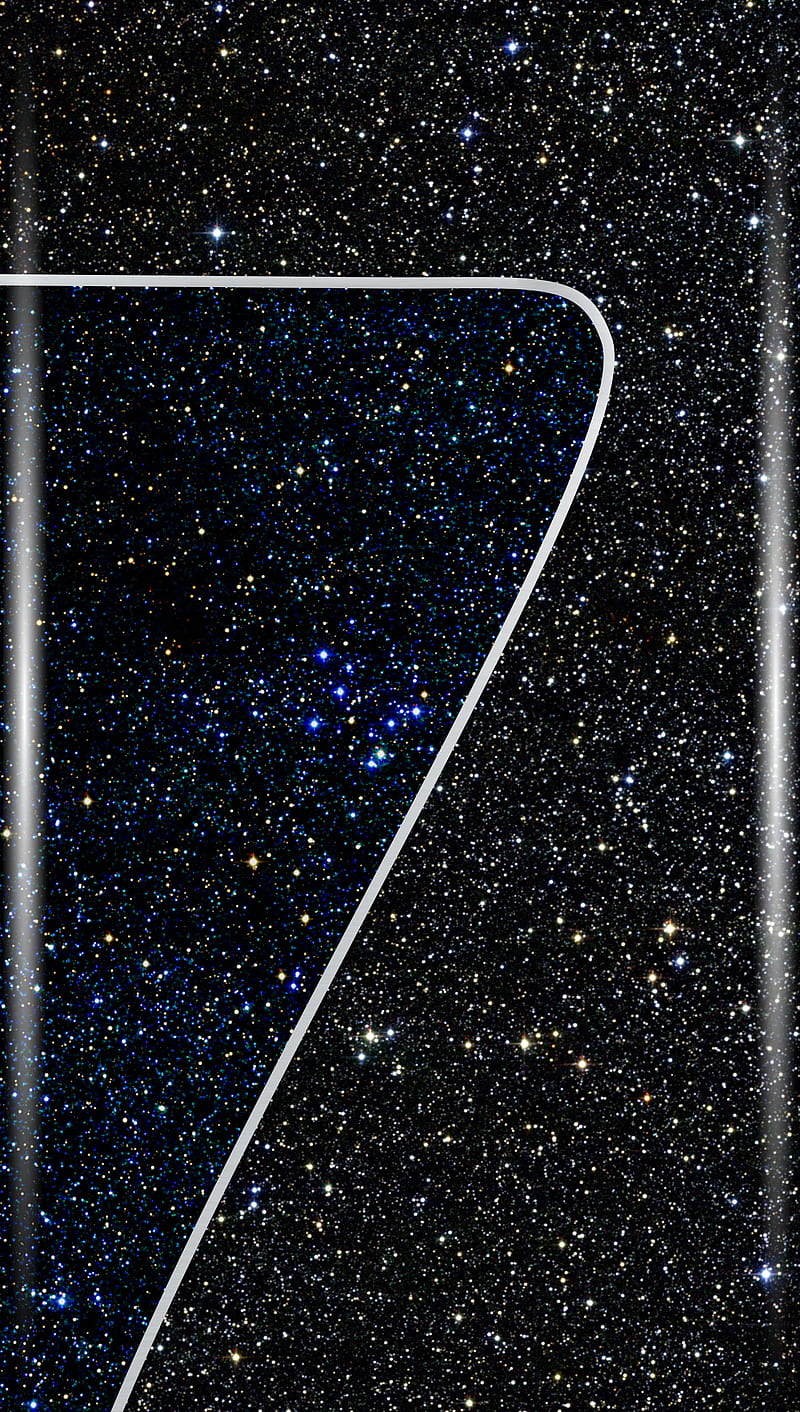 Galaxy of s7 edge, dark, seven, stars, HD phone wallpaper | Peakpx
