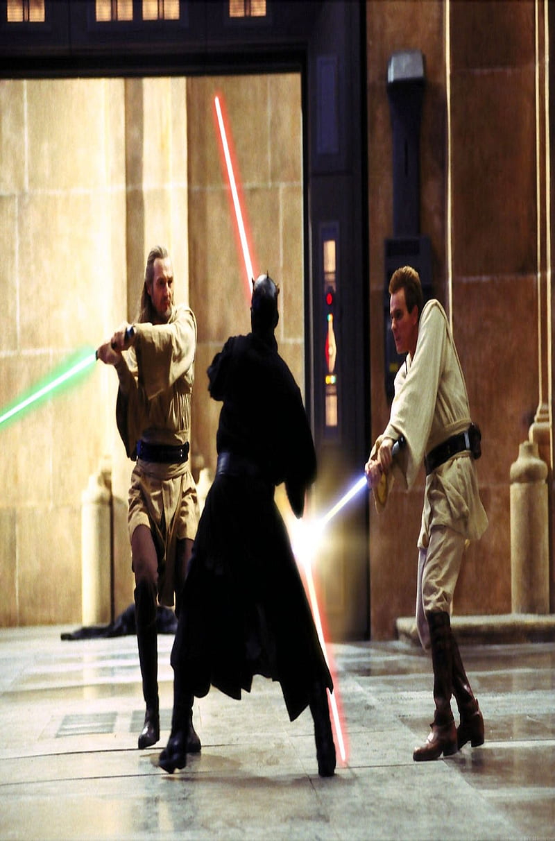 Star Wars': Making the Qui-Gon Jinn, Obi-Wan Kenobi, Darth Maul Fight