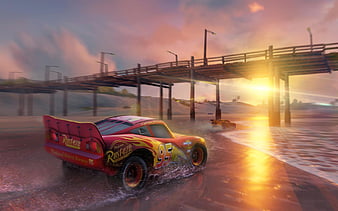 Wallpaper ID 35073  Cars 3 4k Lightning McQueen poster free download