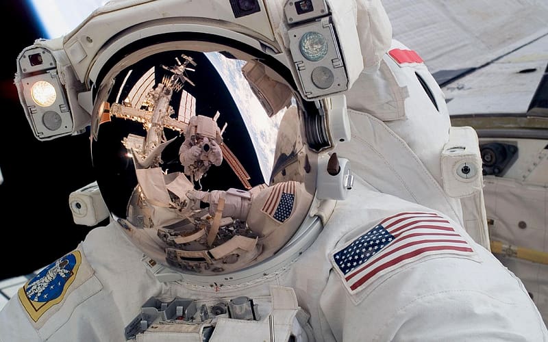 Astronaut, spacewalk, space, EVA, HD wallpaper