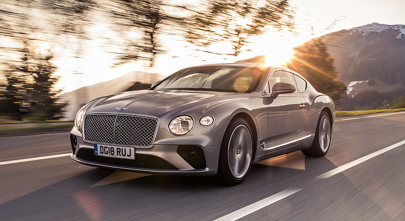 2018 Bentley Continental GT (Color: Extreme Silver) - Front Three ...