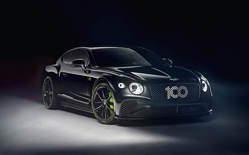 Bentley Continental GT Pikes Peak, 2020, front view, exterior, black luxury coupe, tuning Continental GT, British cars, Bentley, HD wallpaper