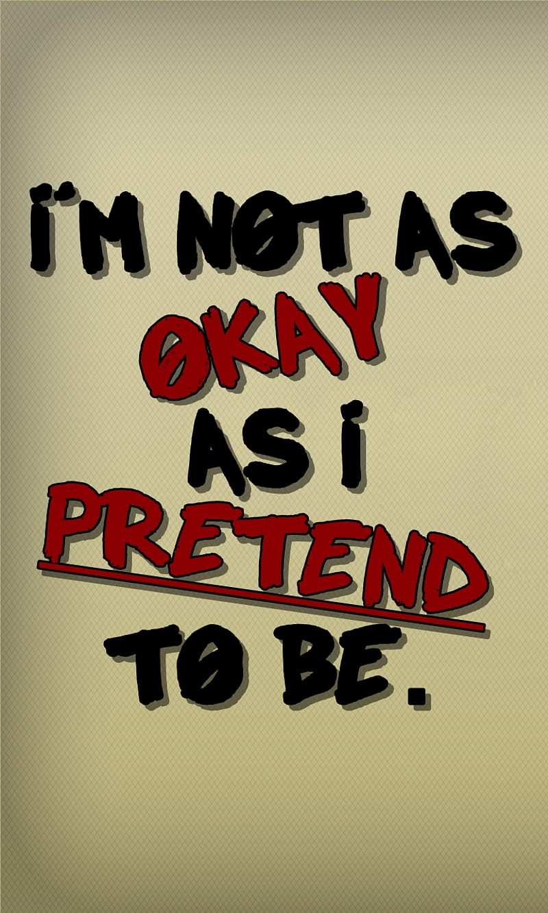 pretend to be, cares, cool, new, no, one, pretending, quote, saying, sign, HD phone wallpaper