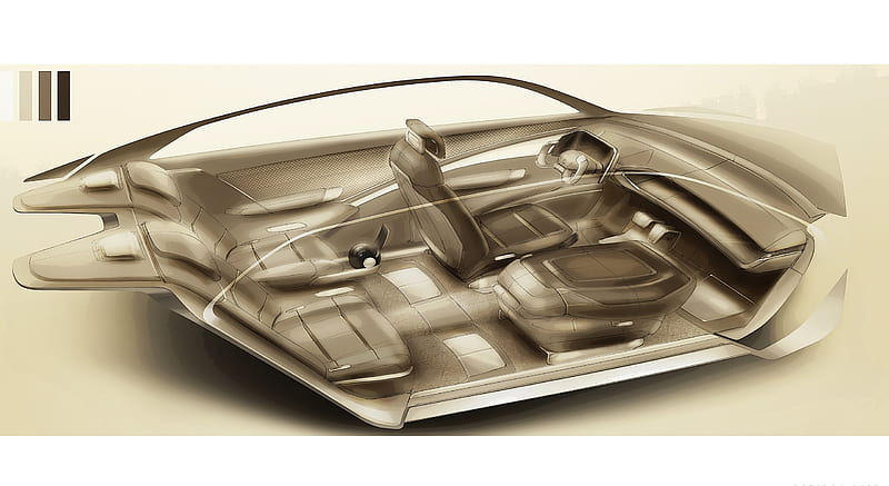 2015 Italdesign Giugiaro GEA - Design Sketch , car, HD wallpaper