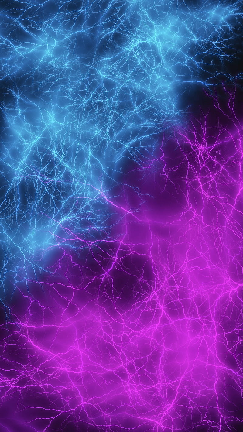 HD blue-purple lightning wallpapers | Peakpx