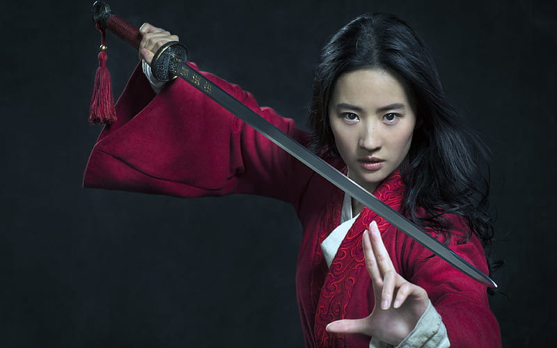 Mulan poster, 2020 movie, Yifei Liu, HD wallpaper