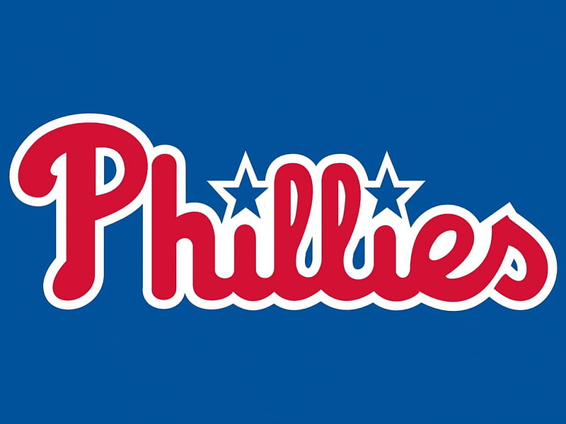 Philadelphia Phillies logo (regular 2), philadelphia phillies, regular, blue, philadelphia, HD wallpaper