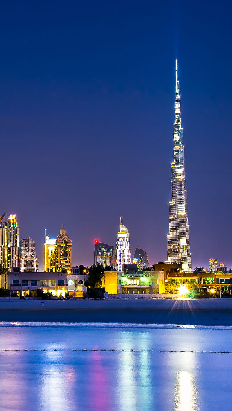 Burj Khalifa Dubai, burj khalifa, cliff rozal, jumeirah, uae, HD phone wallpaper