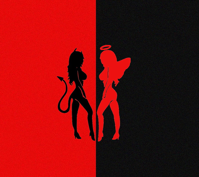 Red And Black Devil Magenta Symbol Hd Wallpaper Peakpx