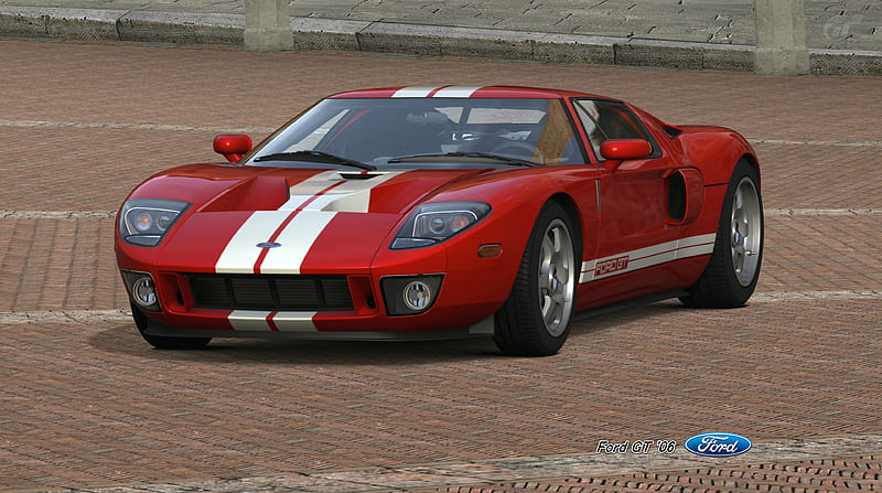 Ford GT '06, 2006, Ford, GT, PlayStation 3, 5, PlayStation 4, 06, GRAN, V8, TURISMO, PS3, Modular, TURISMO 5, PS4, Ford GT, Supercharged, HD wallpaper