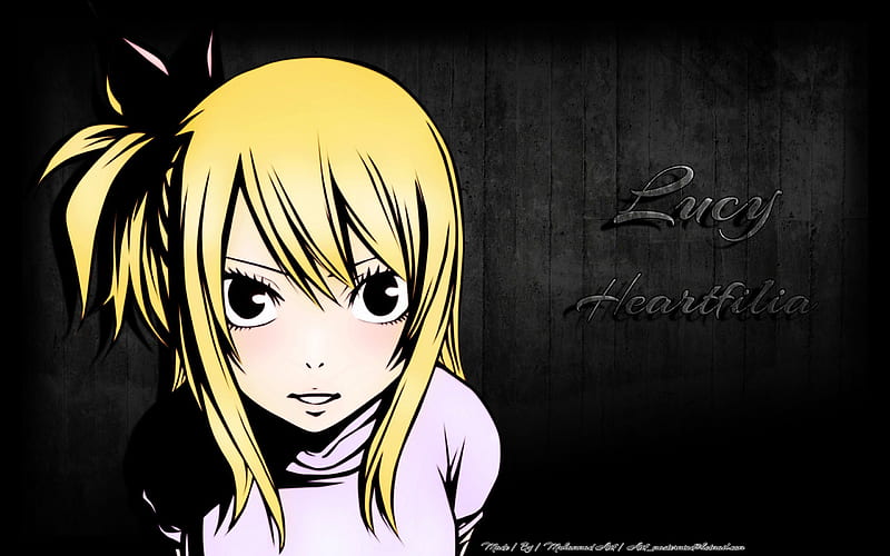 Lucy Heartfilia, fairy tail, Anime, girl, HD wallpaper