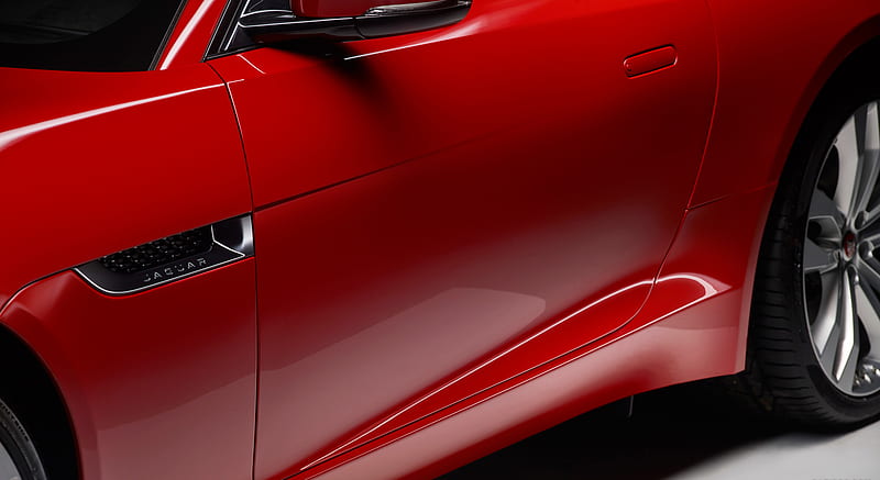 2016 Jaguar F-TYPE Convertible S Manual Convertible (Caldera Red) - Detail , car, HD wallpaper