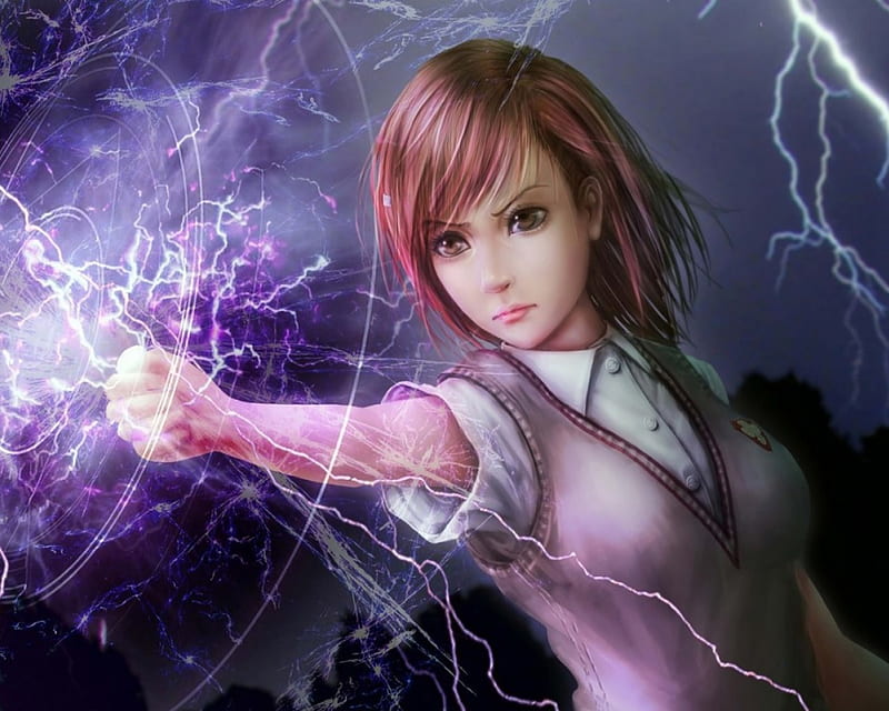 misaka-mikoto-fan-art-590x500 Top 10 Anime Characters with Lightning Powers