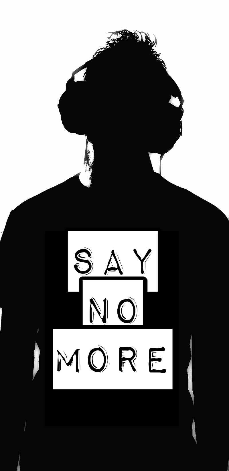 Say NO to Drugs attention warning word HD phone wallpaper  Peakpx