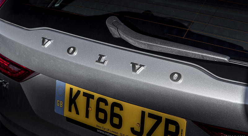 2017 Volvo V90 D4 R-Design (UK-Spec) - Badge , car, HD wallpaper