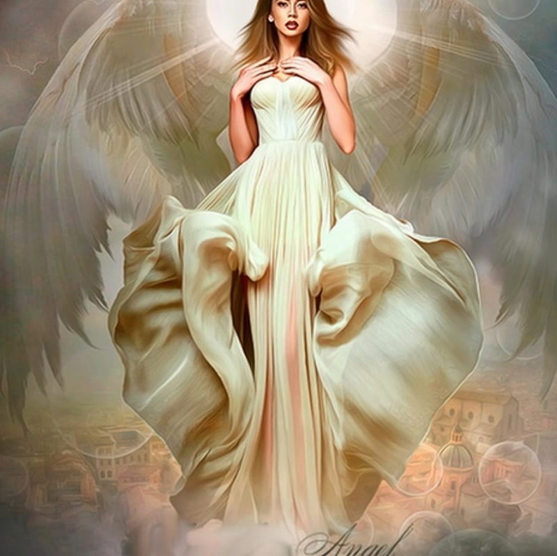 ANGEL White Dress – Malliny