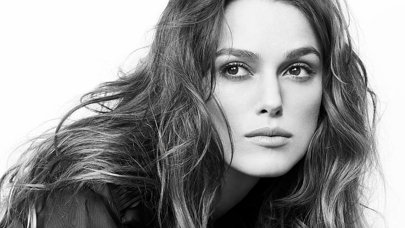 Keira Knightley On Black And White Keira Knightley, HD wallpaper
