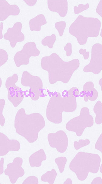 Pink Cute Cow Pattern Background Wallpaper Stock Illustration 2028330431