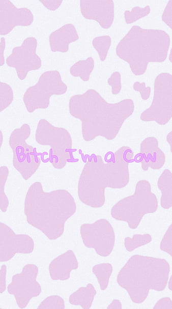 Aesthetic Pink Cow Print Wallpaper