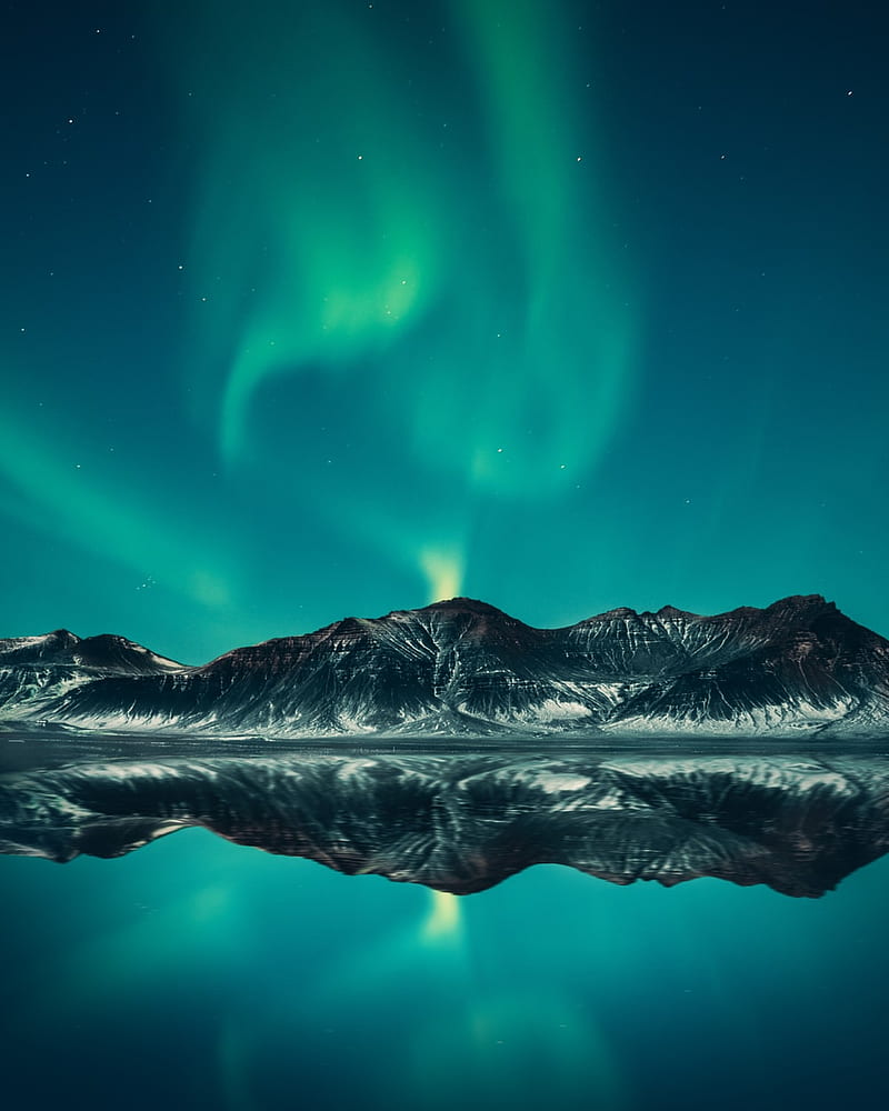 Northern Lights . On Unsplash, Green Northern Lights, HD phone wallpaper