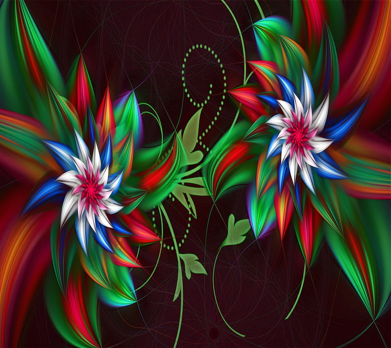 Fractal Flowers, 3d abstract, HD wallpaper | Peakpx