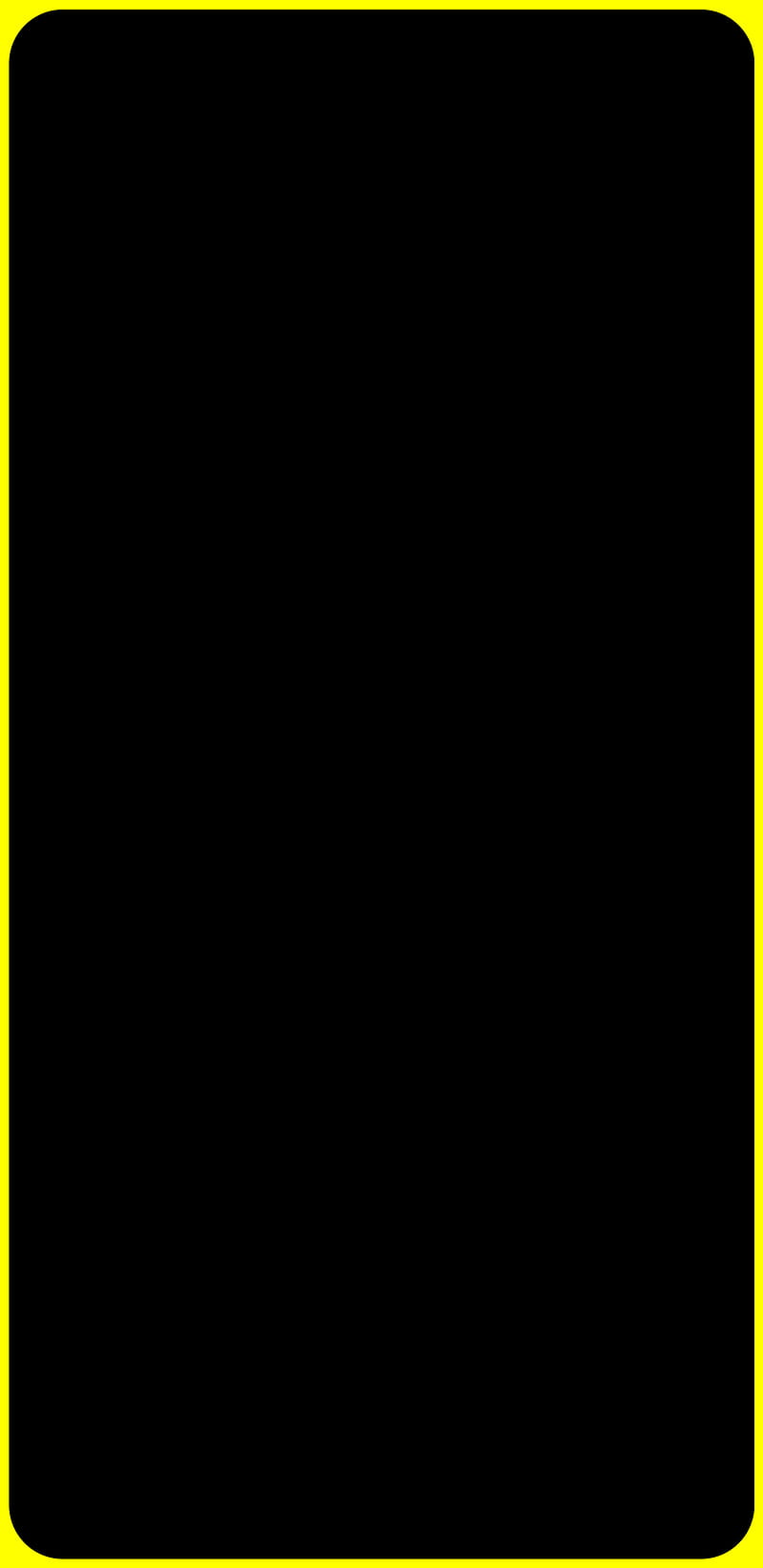 Edge Lighting Yallow, black, led, s9, s9 plus, amoled, yellow, HD phone wallpaper