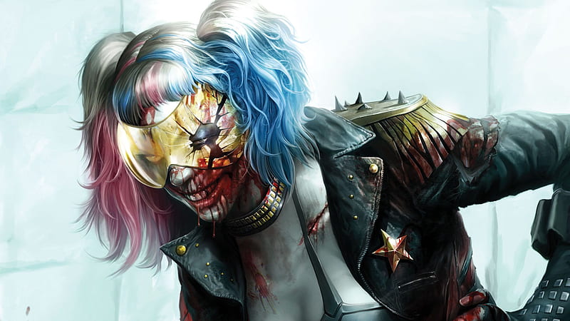 Harley Quinn Crisis, harley-quinn, superheroes, artwork, artist, HD wallpaper