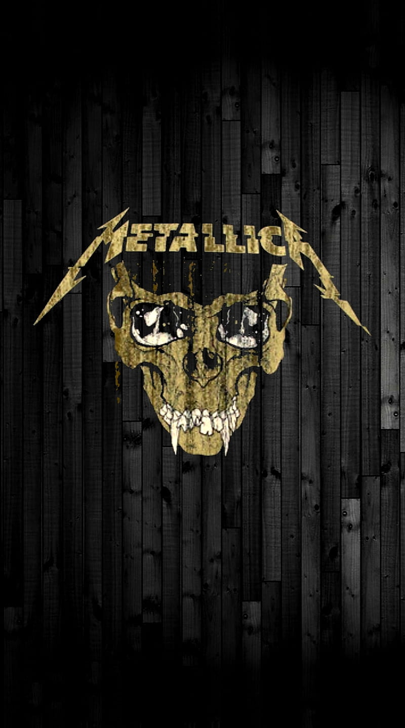 Metallica, heavy metal, logo, pushead, skull, thrash metal, HD phone wallpaper