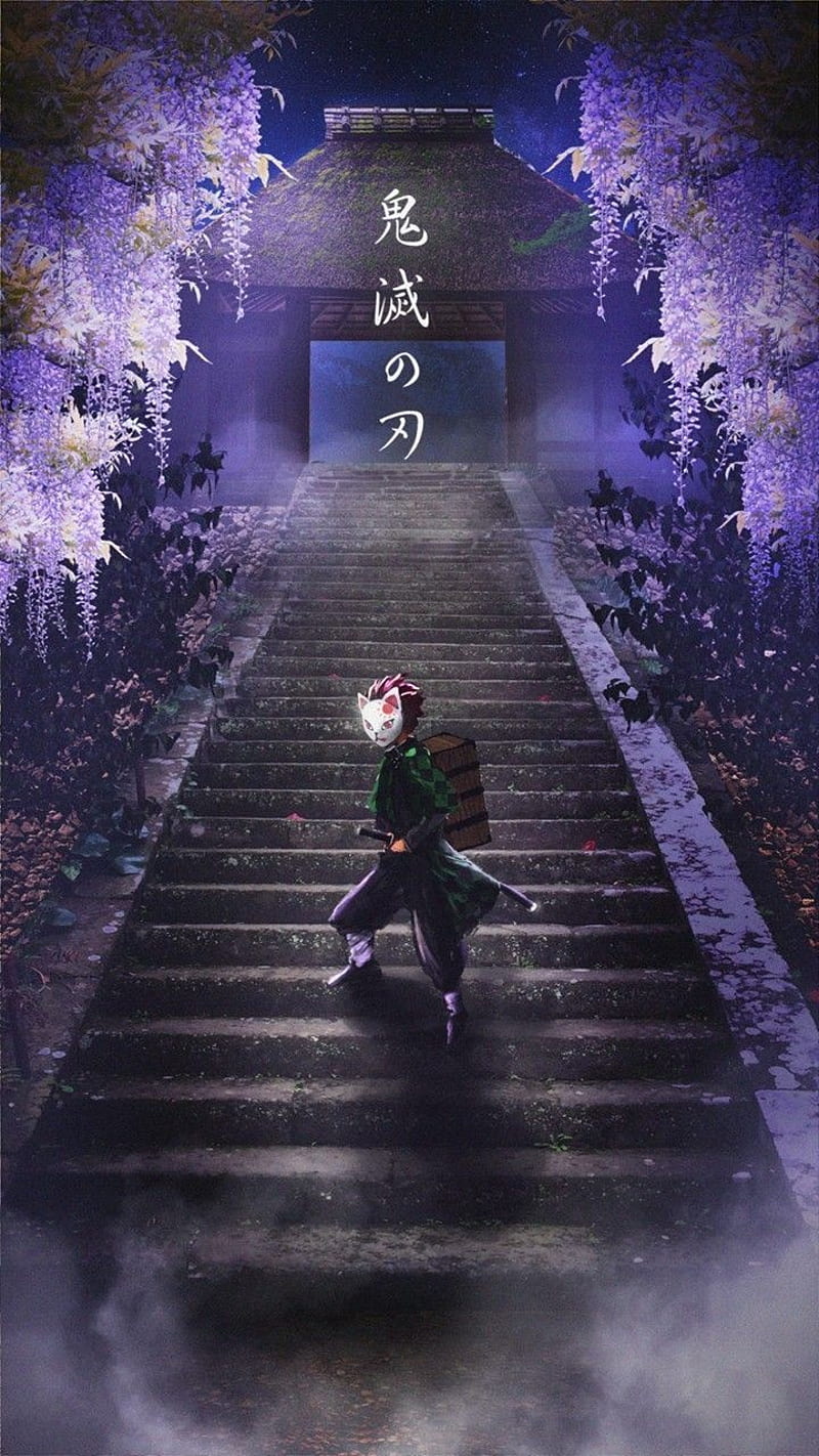 Tanjiro, anime, kimetsu no yaiba, HD phone wallpaper