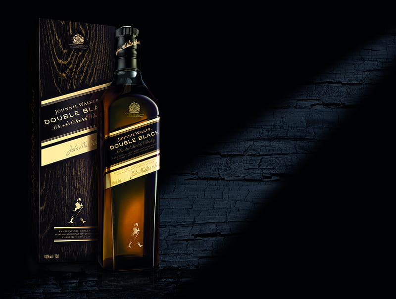 Johnnie Walker Black, alcohol, label, scotch, scotland, whiskey, HD wallpaper