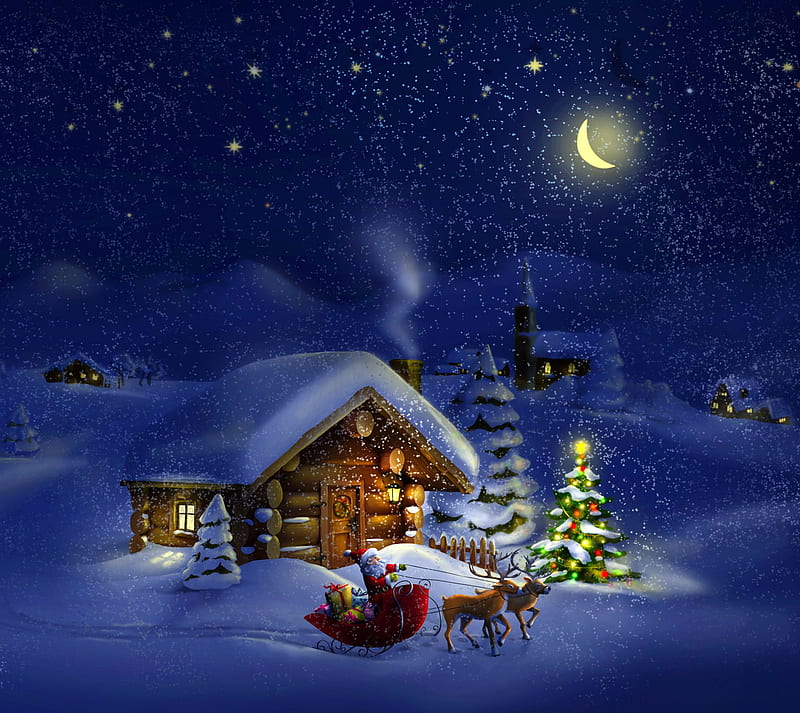 Winter Holiday, merry christmas, HD wallpaper