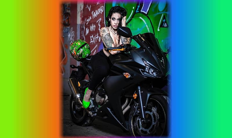 HD moto girl wallpapers